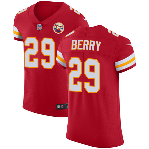 Nike Chiefs #29 Eric Berry Red Team Color Men's Stitched NFL Vapor Untouchable Elite Jersey - Click Image to Close